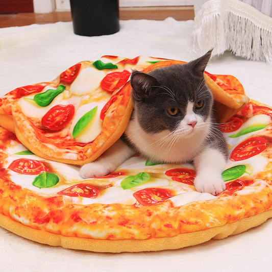 Pizza Purradise Cat Mat & Blanket